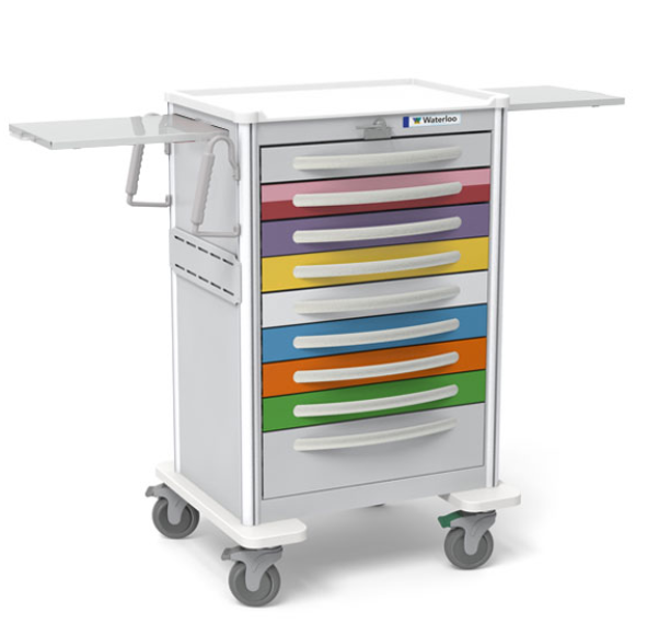 Broselow 9 Drawer Crash Cart