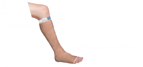 The geko™ device for Wound Therapy on Patient Leg