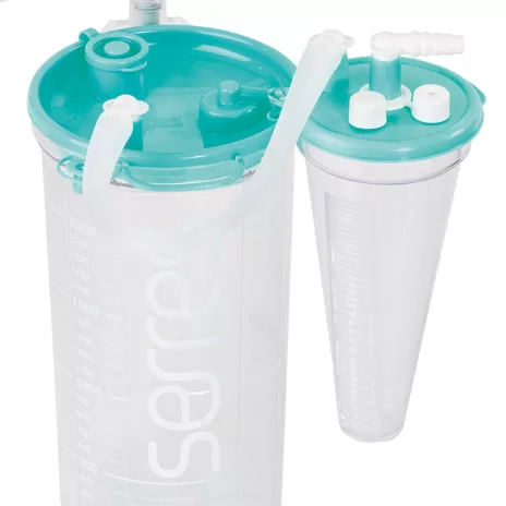 Suction Cannister with Measuring Cup